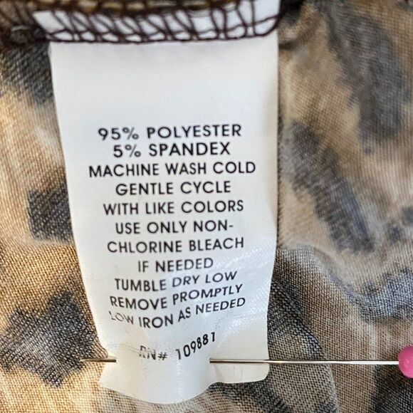 Sunny Leigh Boho Leopard Print Strapples Mini Dress Size XS - Picture 8 of 8